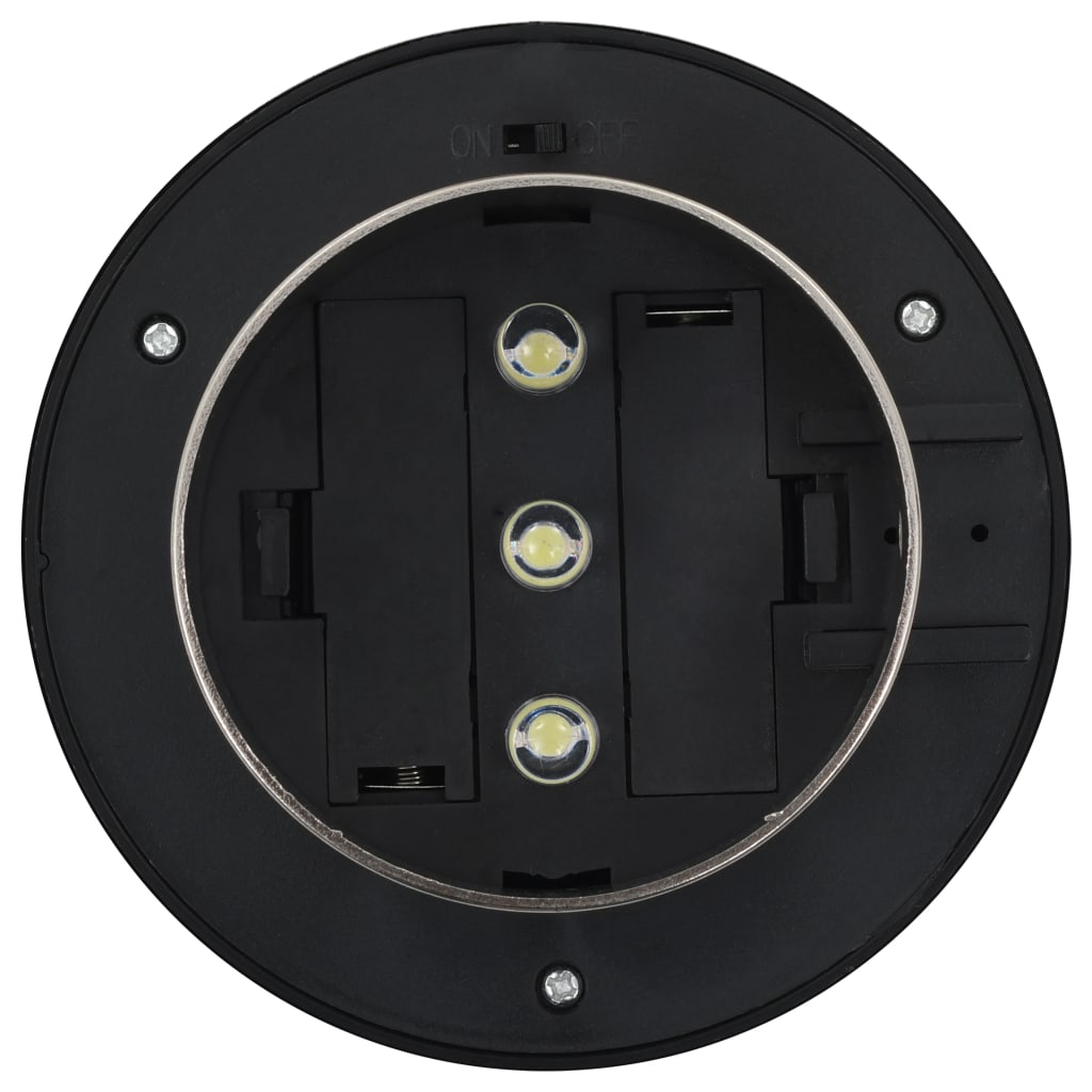 Lampes d'extérieur à énergie solaire led pc. 12 cm rondes - ooo 1, 12, 1 - number 8.