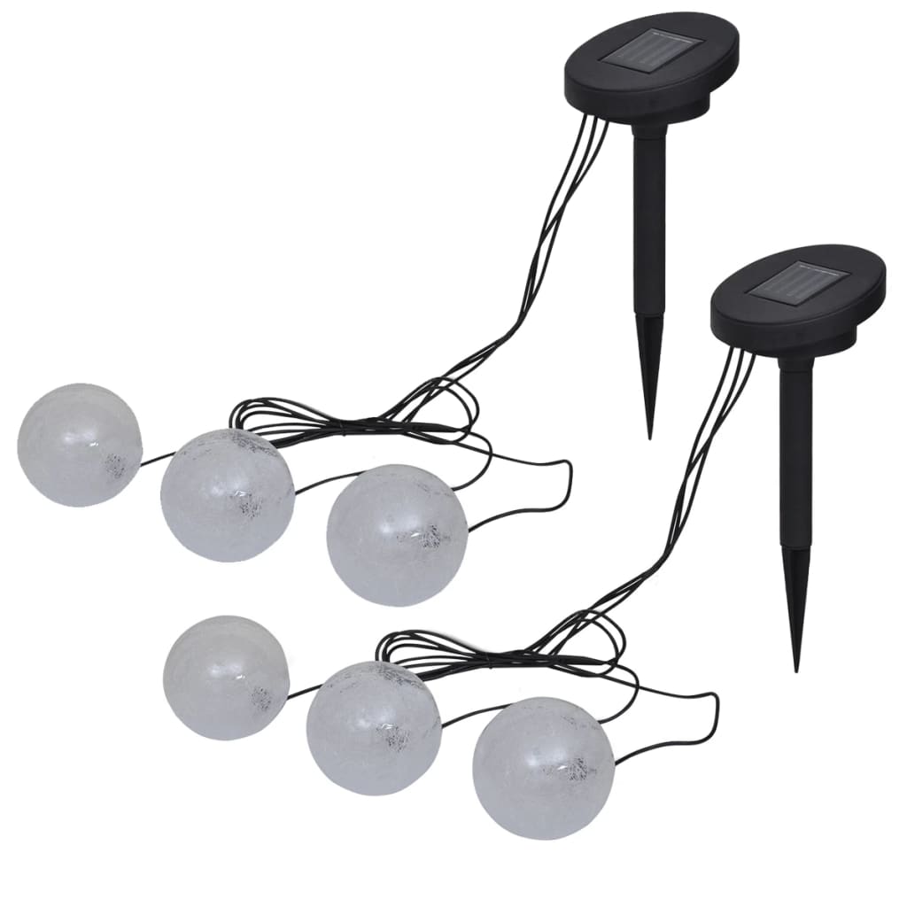 Flydende lamper 6 stk. til dam og pool led - number 1.