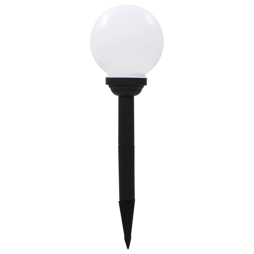 Solar-powered outdoor lamps led 6 pcs. 20 cm round rgb - number 2.