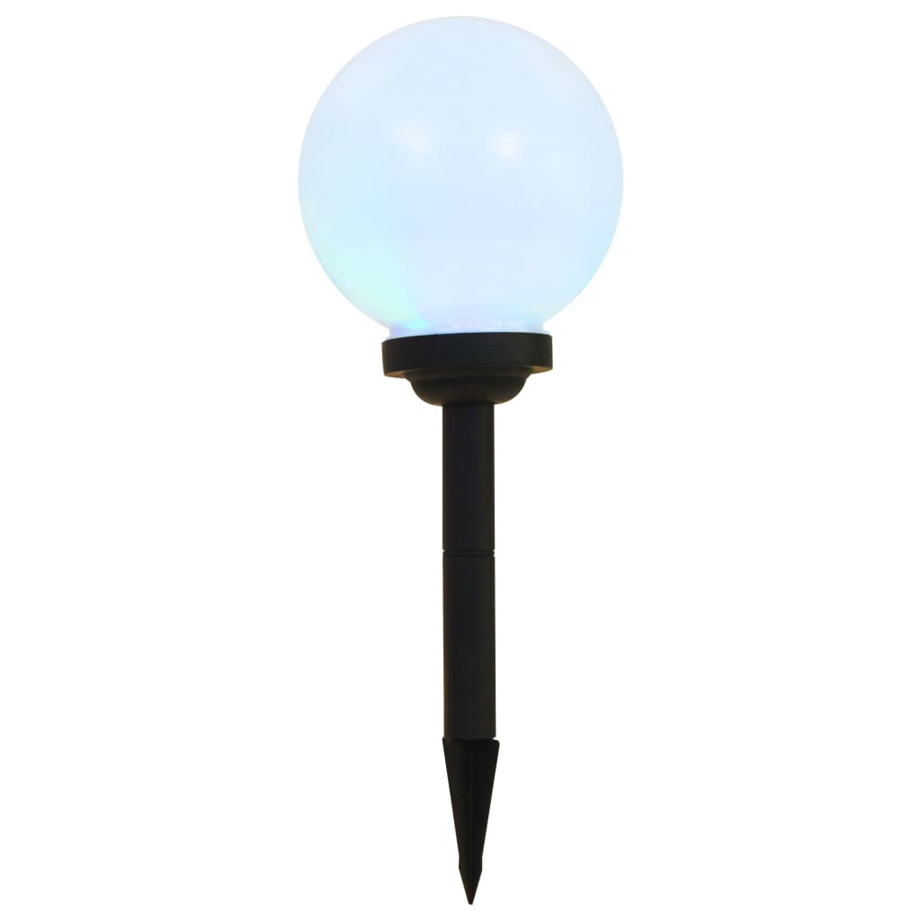Solar-powered outdoor lamps led 6 pcs. 20 cm round rgb - number 3.