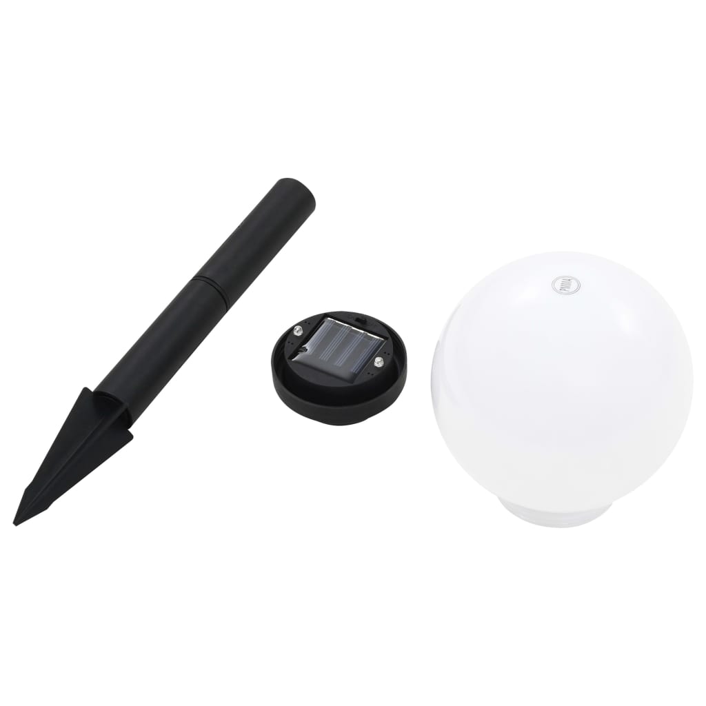 Solar-powered outdoor lamps led 6 pcs. 20 cm round rgb - number 6.