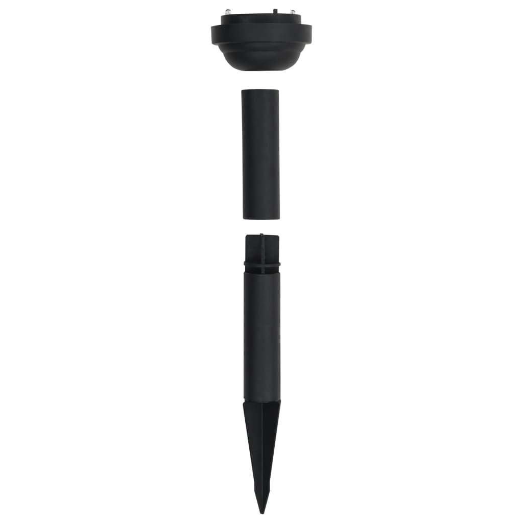 Solar-powered outdoor lamps led 6 pcs. 20 cm round rgb - number 10.