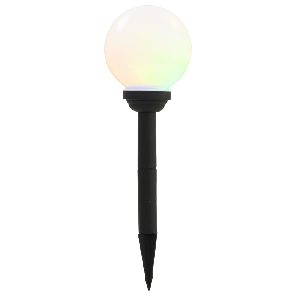 Lampes d'extérieur à énergie solaire led 8 pcs. 15 cm rondes rgb - number 3.