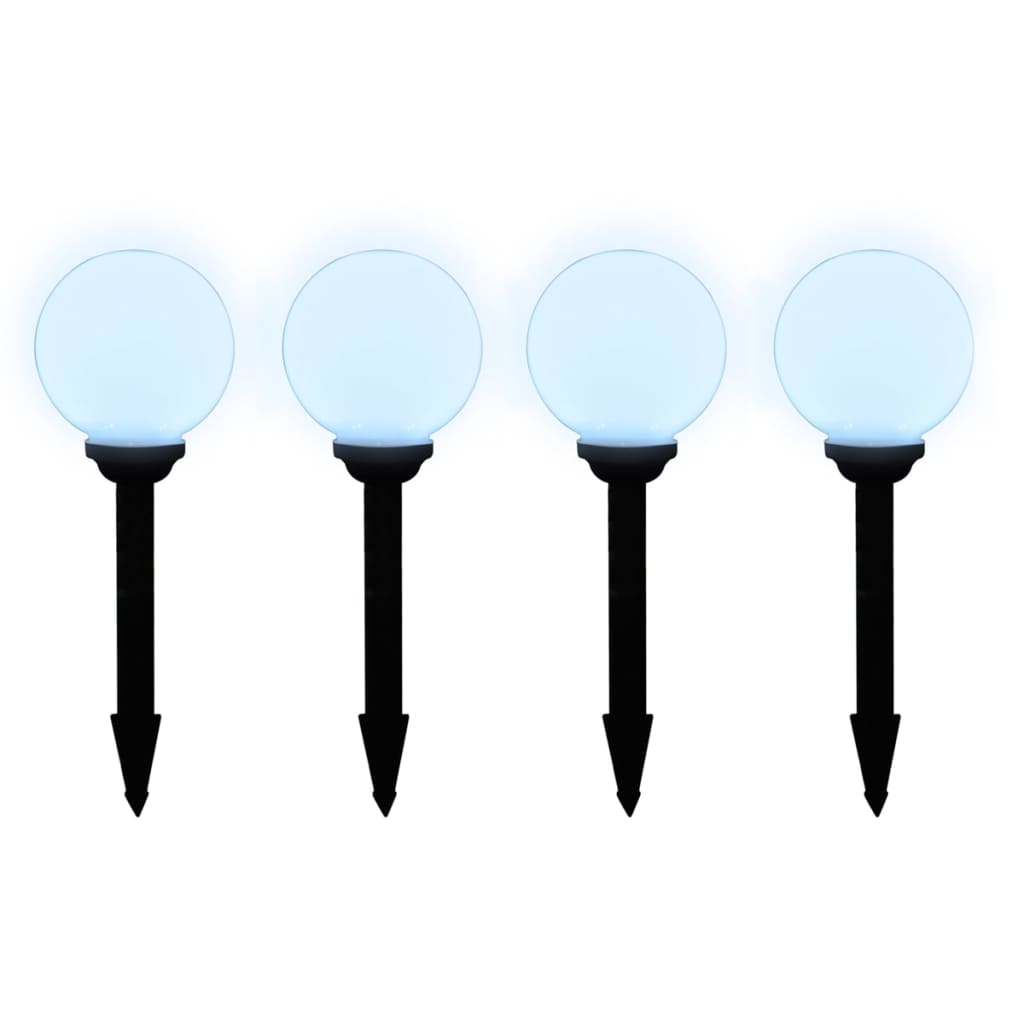 Udendørslamper 8 stk. led 15 cm med jordspyd - number 4.