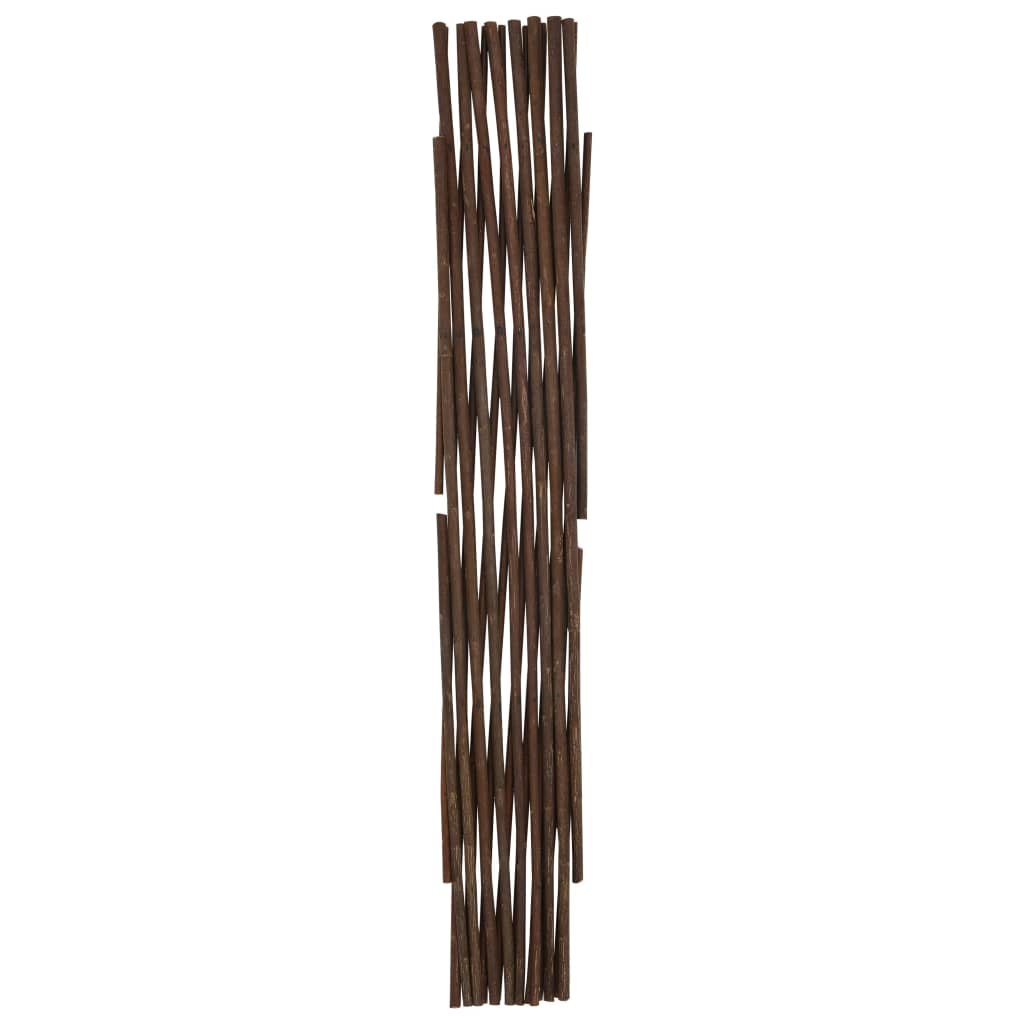 Clôture en osier avec treillis 5 pcs. 180 x 60 cm - number 5.