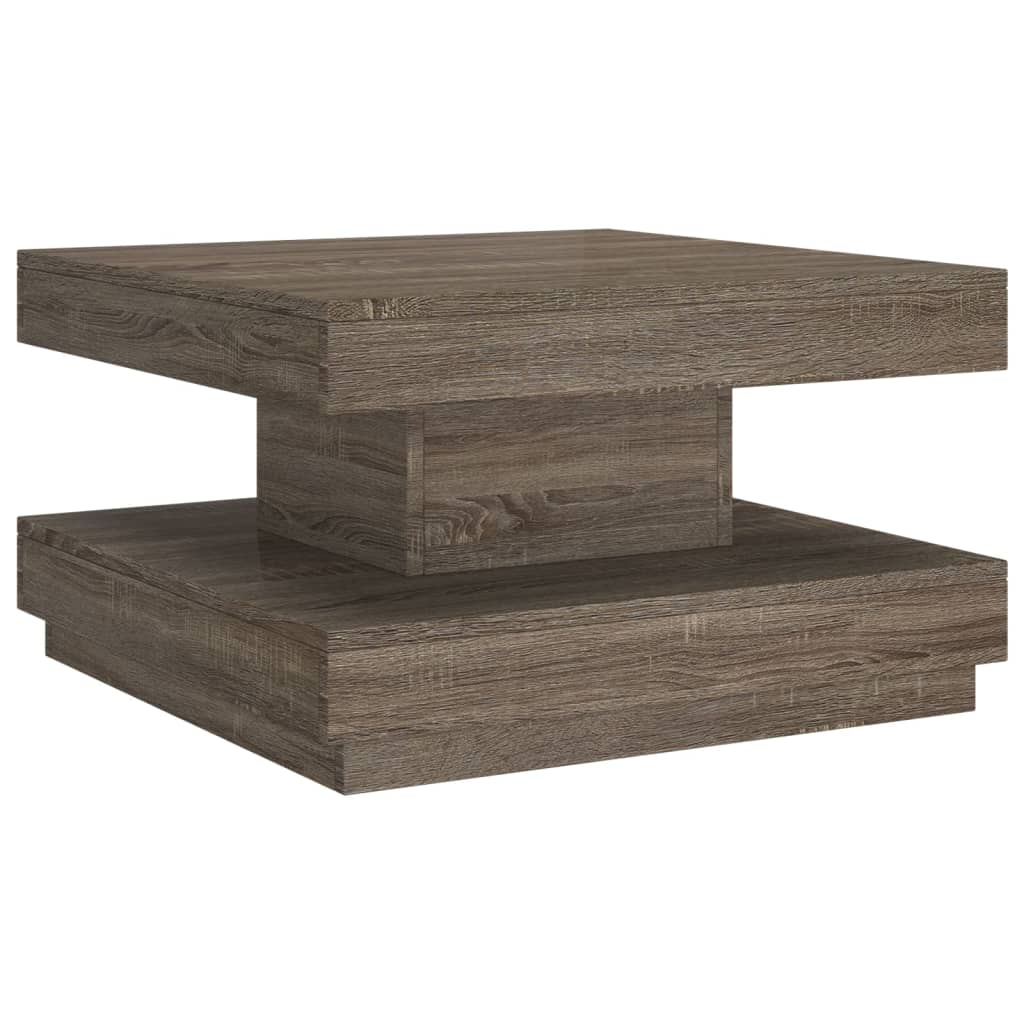 Coffee table 60x60x35 cm mdf - grey, 1 - number 2.