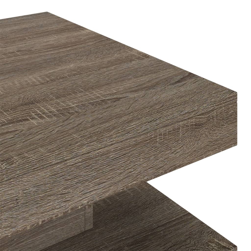 Coffee table 60x60x35 cm mdf - grey, 1 - number 5.