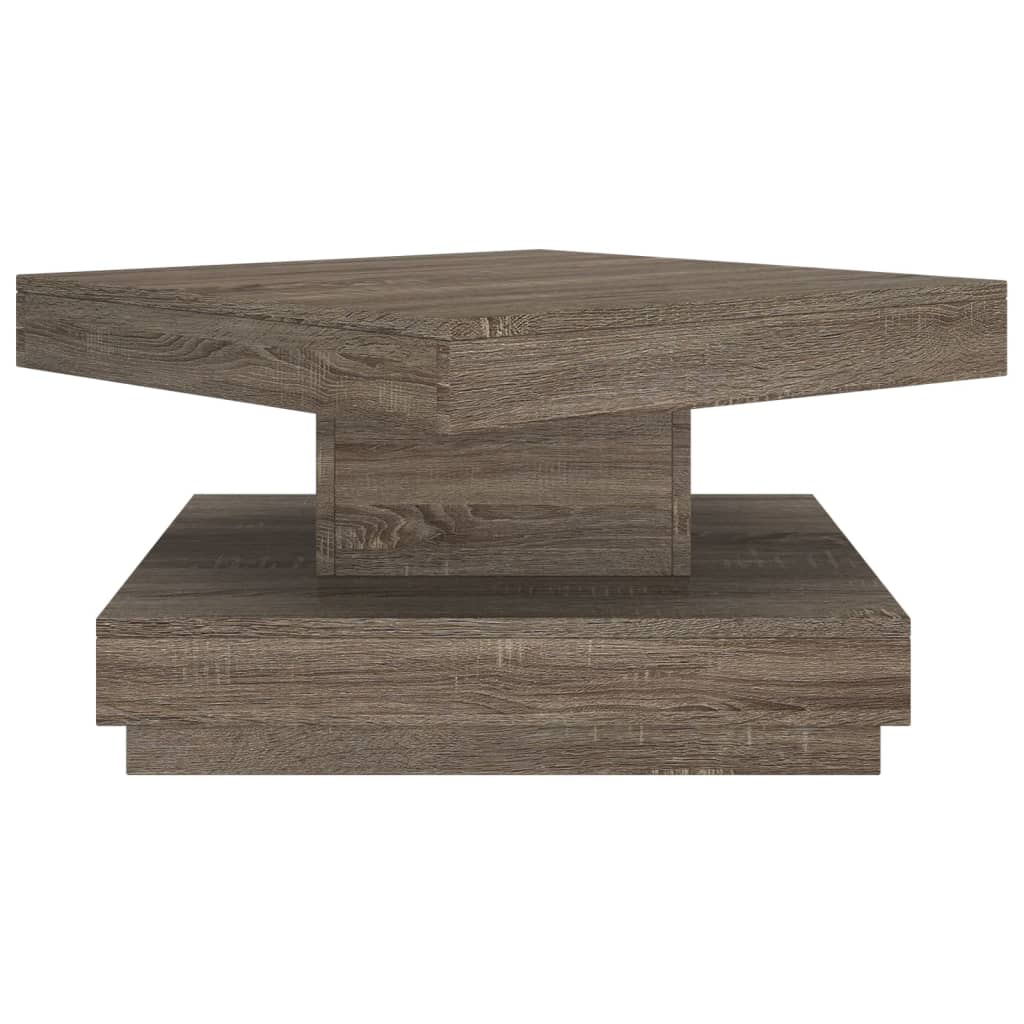 Coffee table 60x60x35 cm mdf - grey, 1 - number 4.