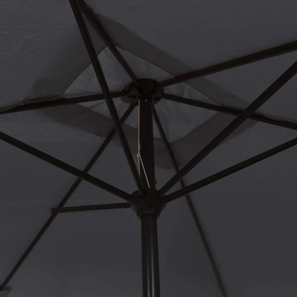 Parasol 300x200 cm metal pole black - number 7.