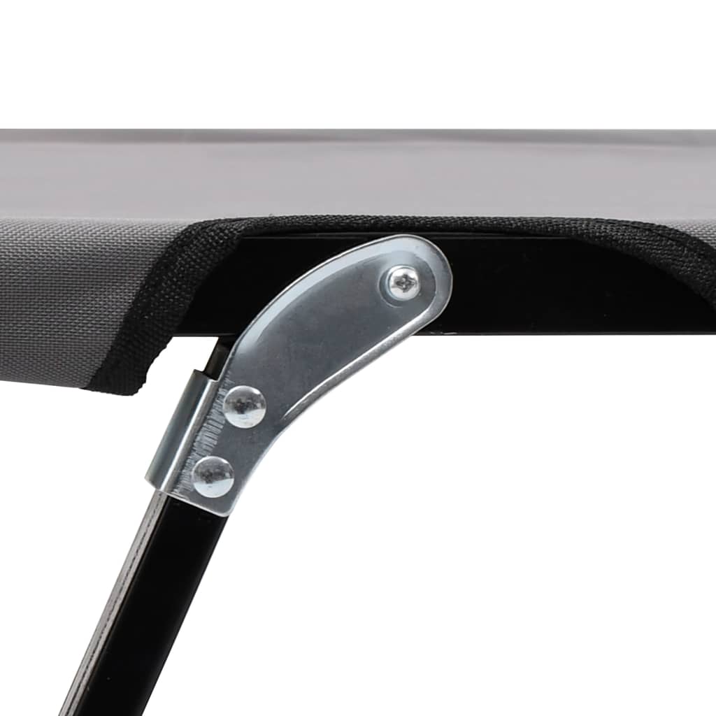 2 -person solseng sammenleggbart stål - grå, 1 - number 7.