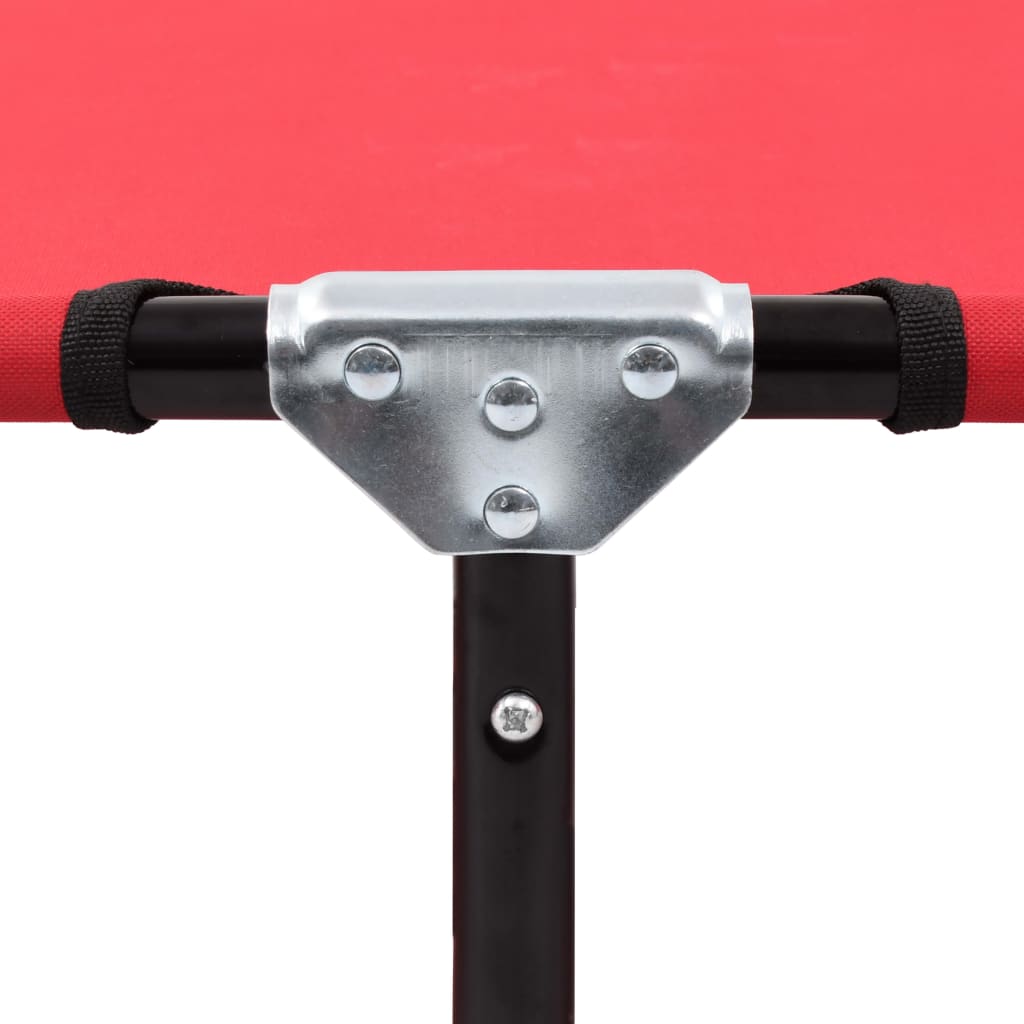 Sklopiva ležaljka čelik - crvena, 1 - number 7.