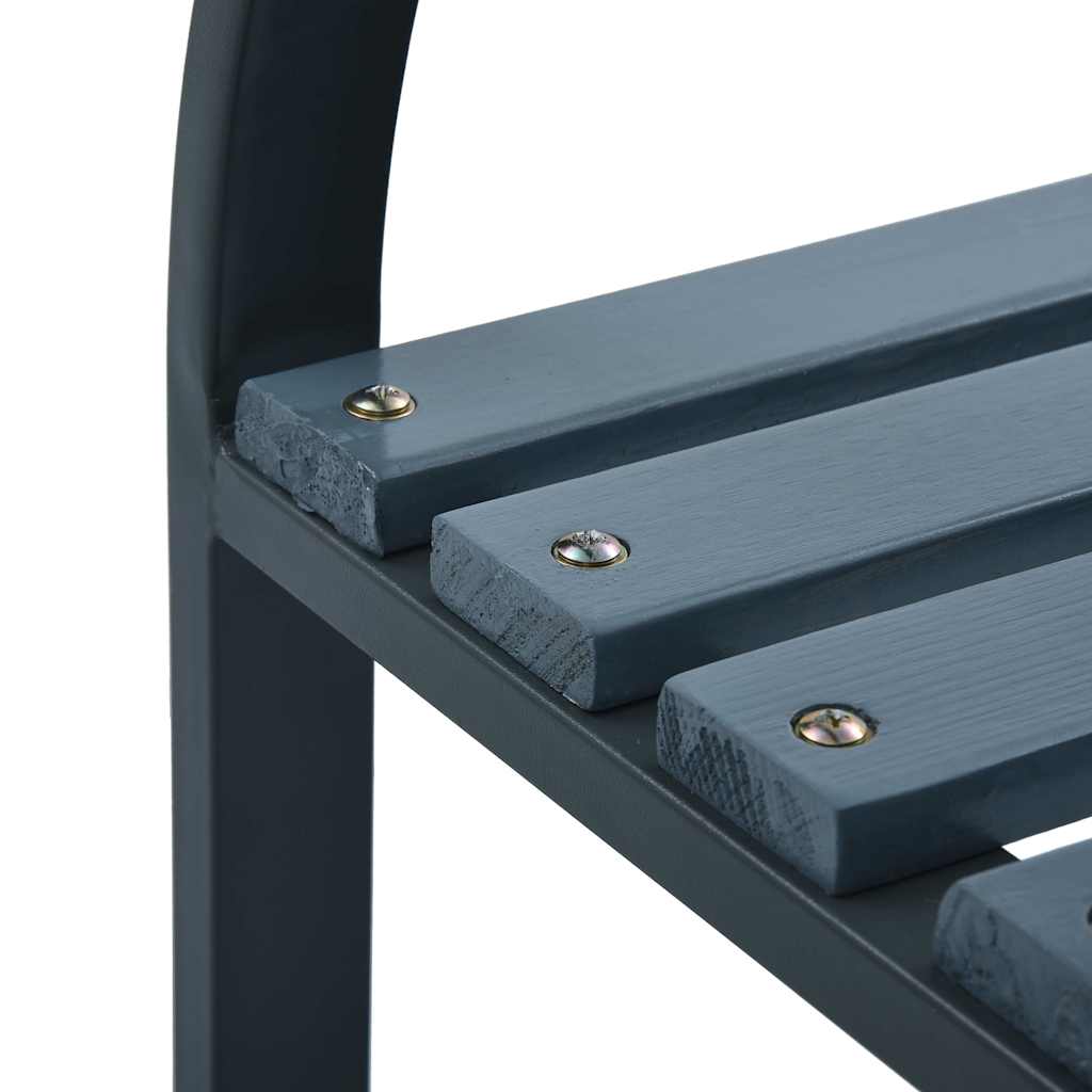 Havestole 2 stk. træ grå - number 8.