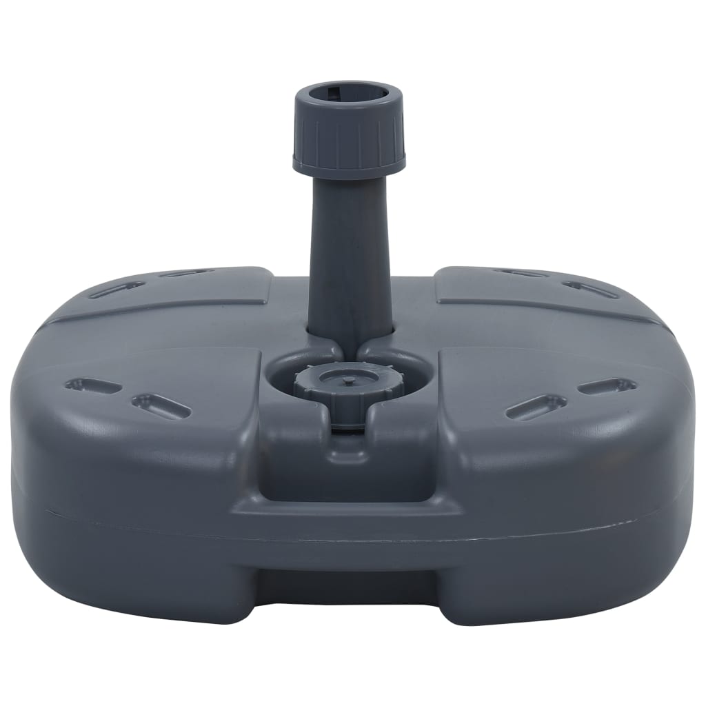 Flytbar parasolfod sand- eller vandfyld grå - number 1.