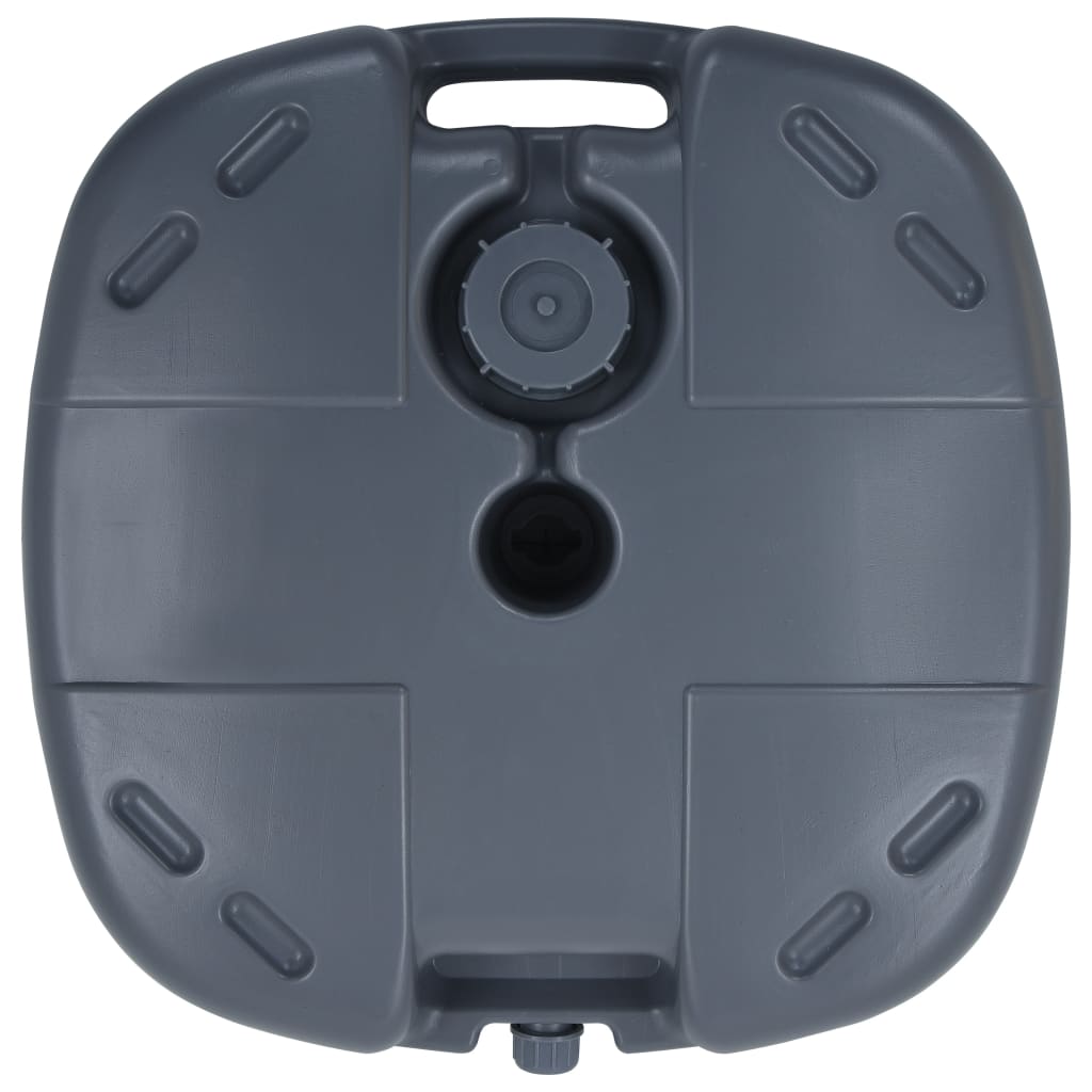 Uklonjiva baza suncobrana ispunjena pijeskom ili vodom siva - number 4.