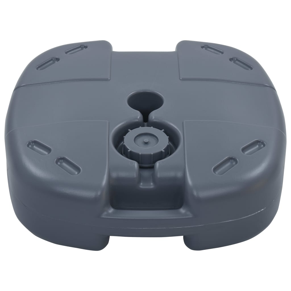 Uklonjiva baza suncobrana ispunjena pijeskom ili vodom siva - number 3.