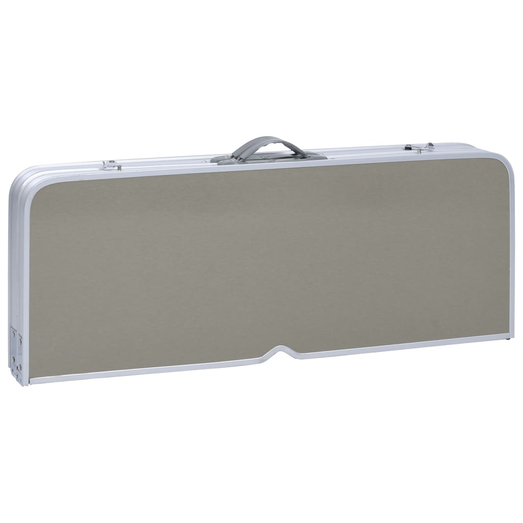 Foldbart campingbord med 4 siddepladser stål aluminium - number 6.