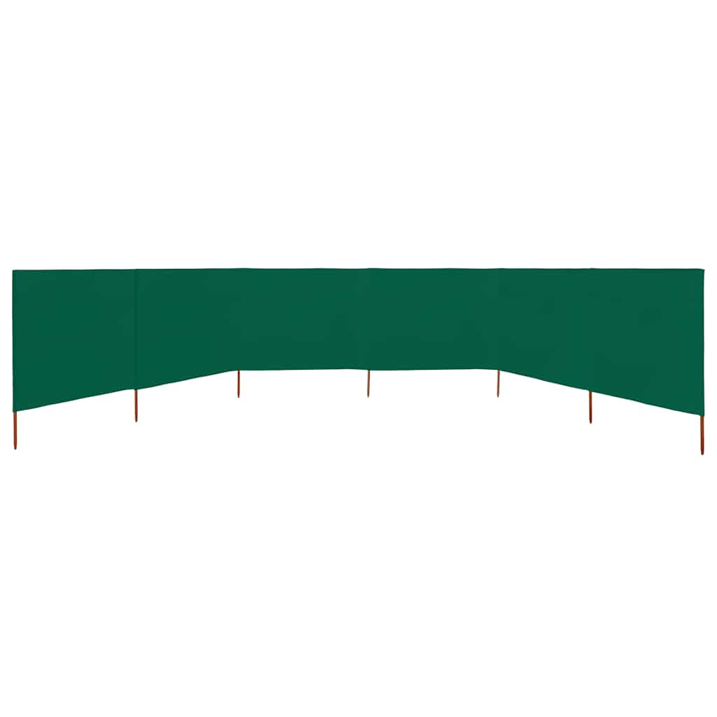 6-panel reading curtain fabric - green, 800 x 120 cm, 1 - number 3.