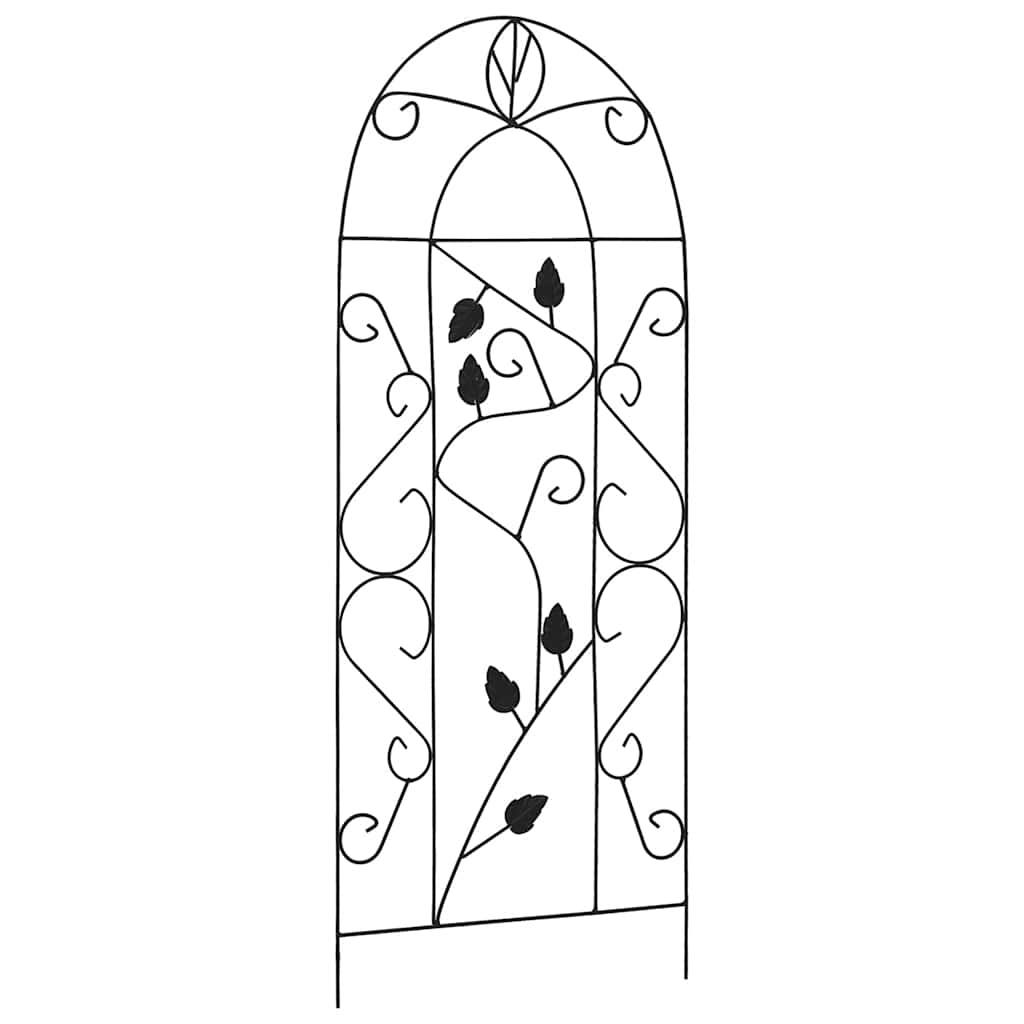 Stalci za biljke 3 kom. 40x100 cm željezo crno - number 2.