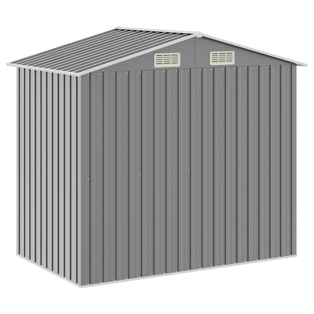 Vrtna kućica s policom za knjige 205x130x183 cm željezo - siva, 1 - number 5.