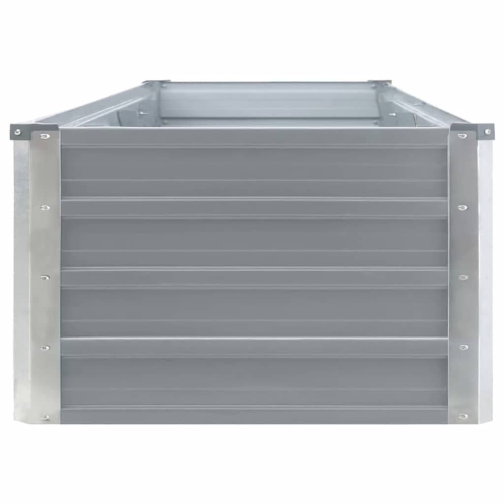Elevated planter galvanized steel - gray, 320 x 40 x 45 cm, 1 - number 5.