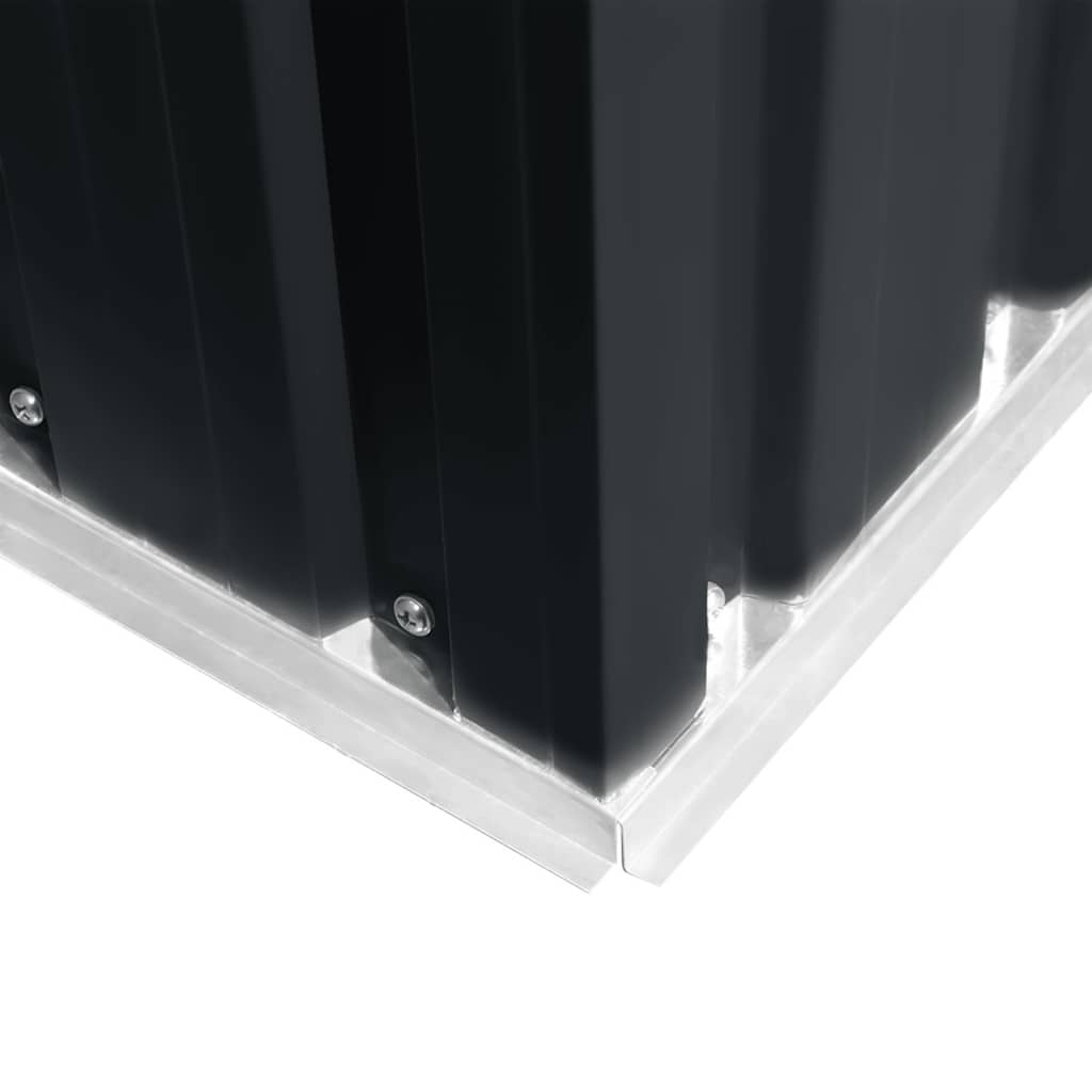 Spremište za vrt 257x205x178 cm čelik - antracit siva, 1 - number 8.