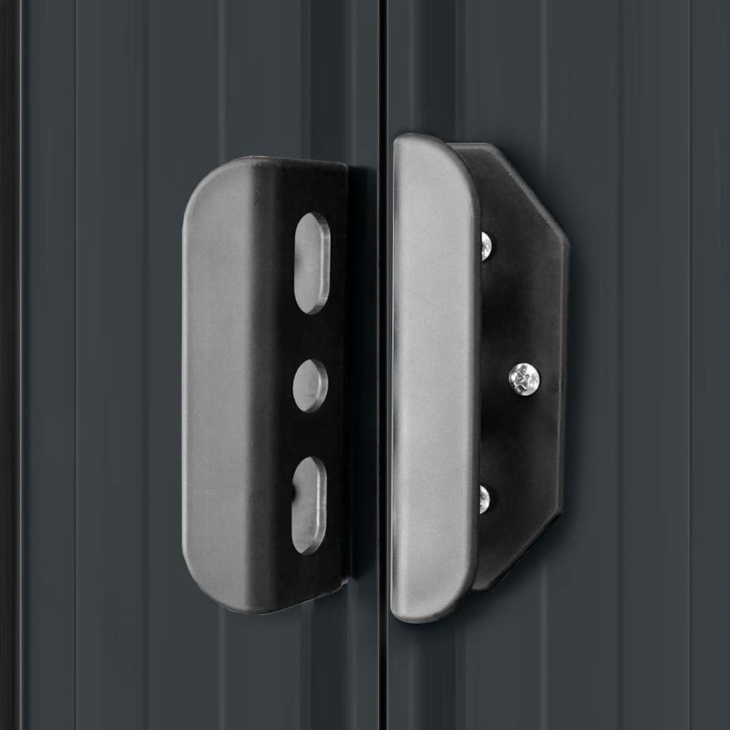 Spremište za vrt 257x205x178 cm čelik - antracit siva, 1 - number 9.