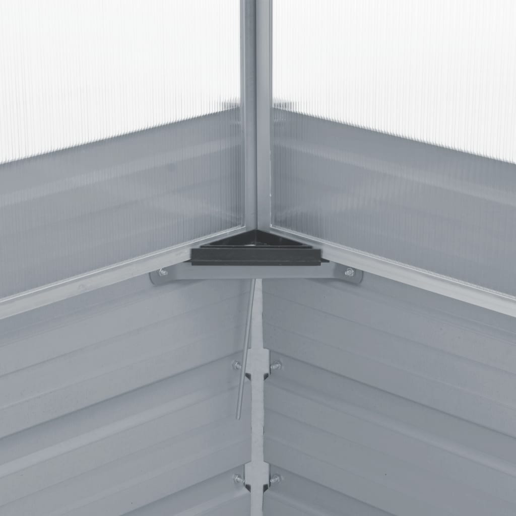 Staklenik 100 x 100 x 77 cm pocinčani čelik - zeleni, 1 - number 6.