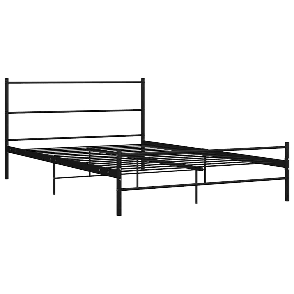 Bed frame metal - black, 160 x 200 cm - number 2.