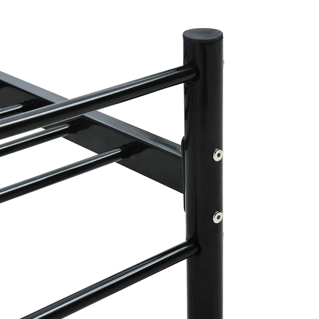 Bed frame metal - black, 160 x 200 cm - number 5.