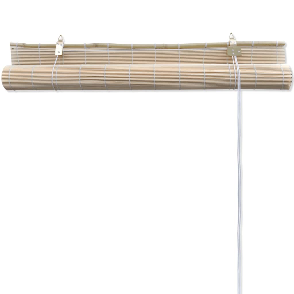 Stores enrouleurs 4 pcs. 120x160 cm bambou naturel - number 6.