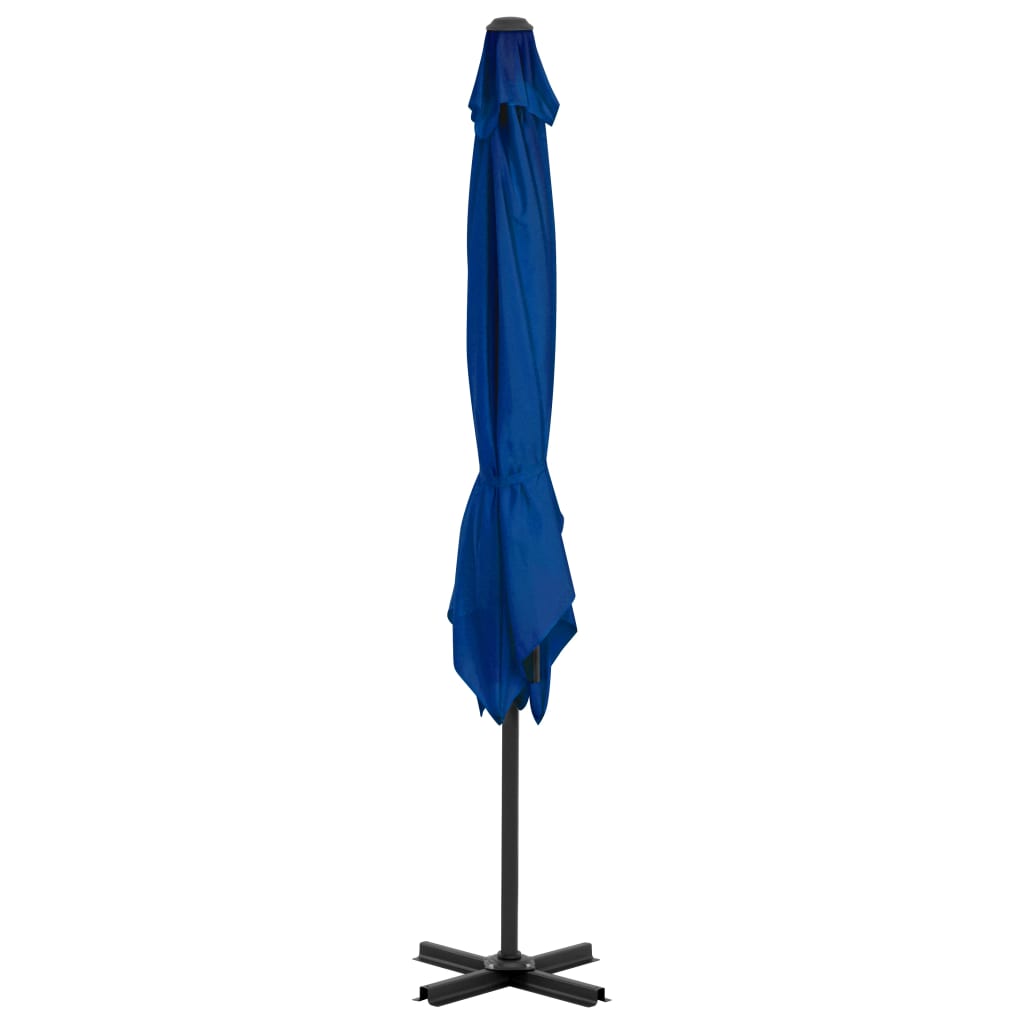 Parasol suspendu tige aluminium azur - bleu, 250 x 250 cm, 1 - number 3.