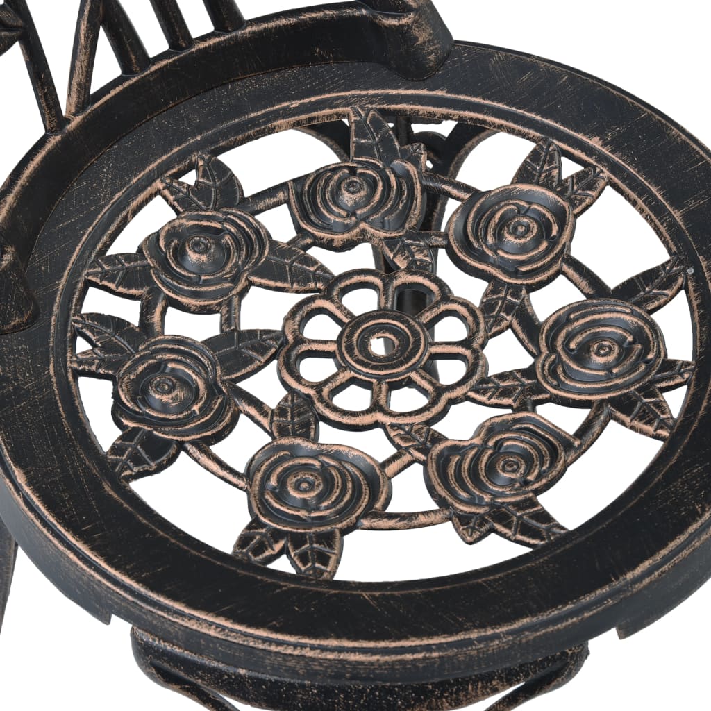 Bistro set 3 dijela lijevani aluminij - number 12.