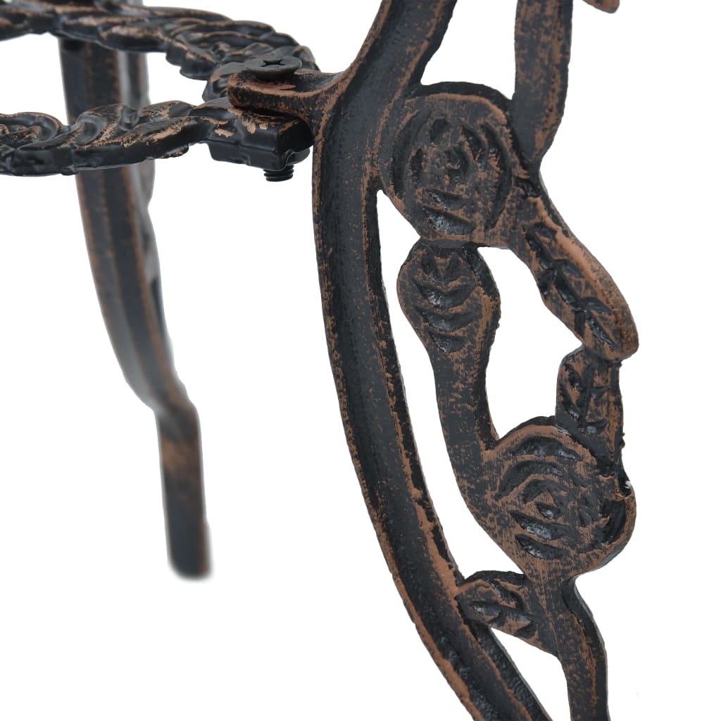 Bistro set 3 dijela lijevani aluminij - number 6.