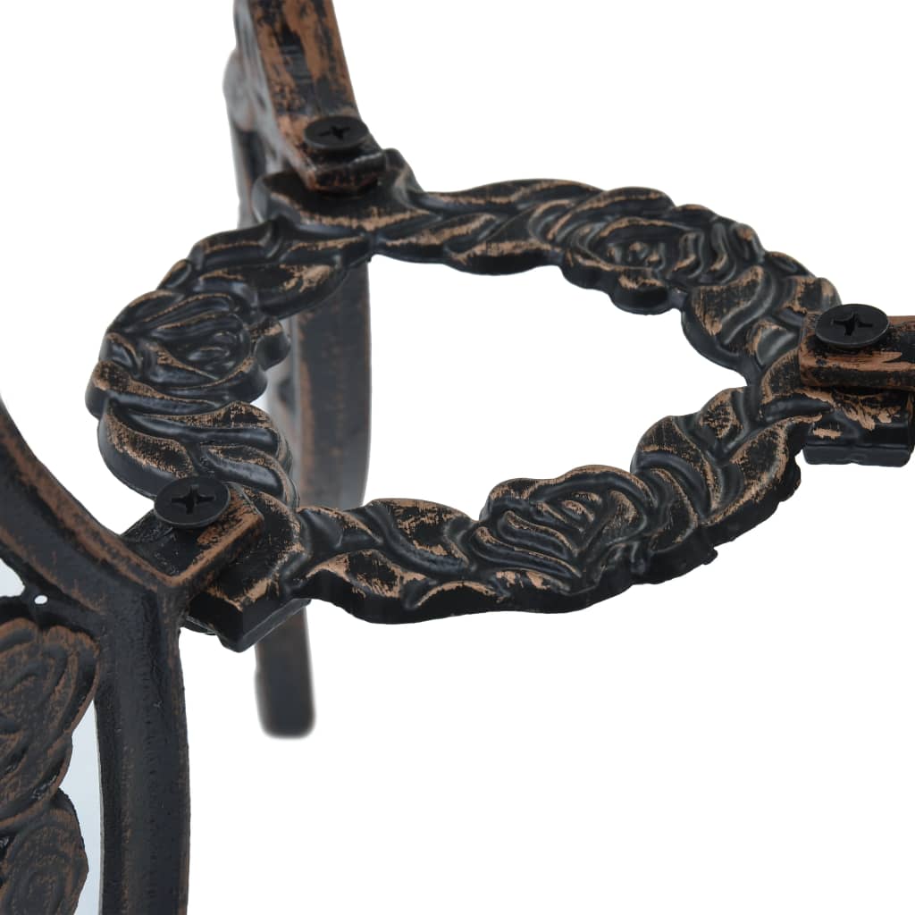 Bistro set 3 dijela lijevani aluminij - number 7.