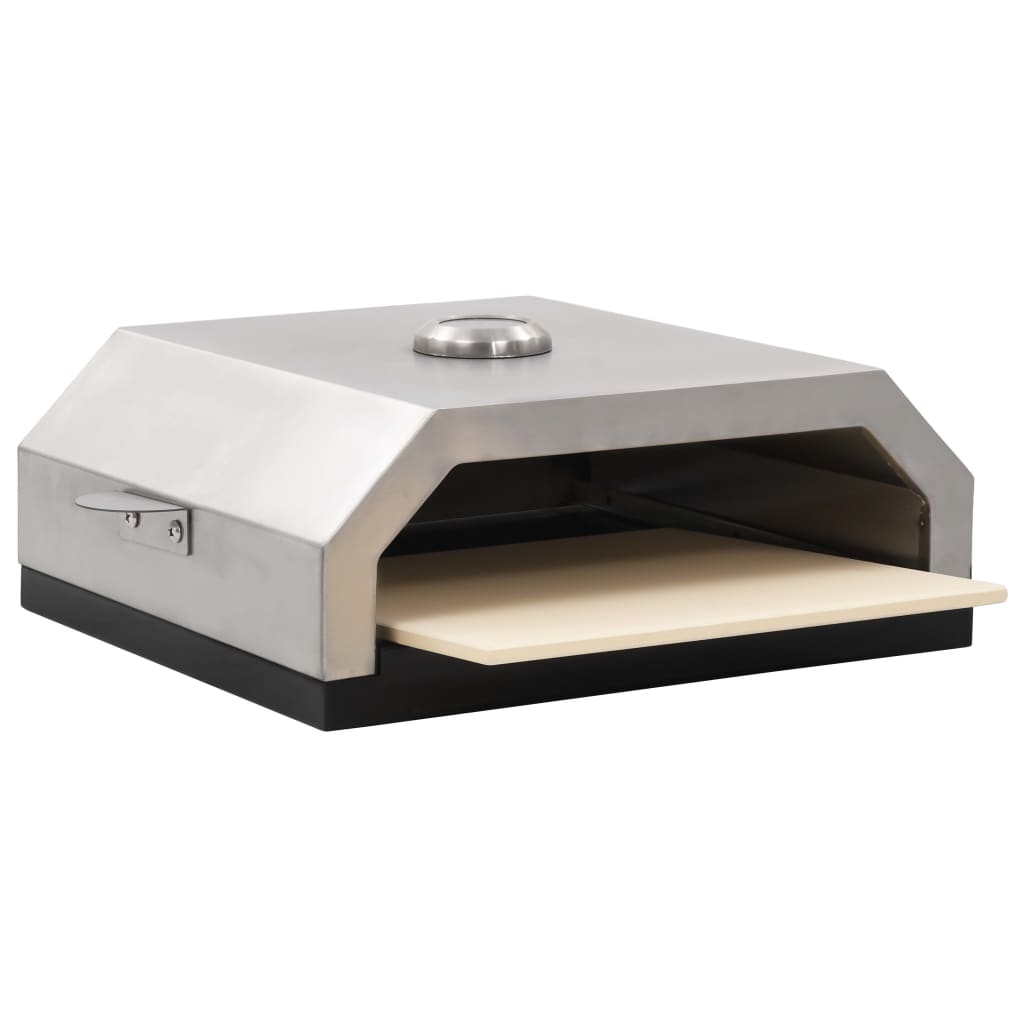 Pizzaovn med keramisk sten til gas- eller kulgrill - number 6.