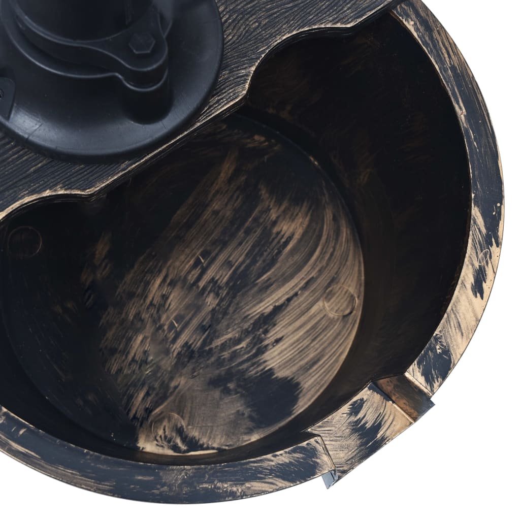 Havespringvand tønde med pumpe - number 6.