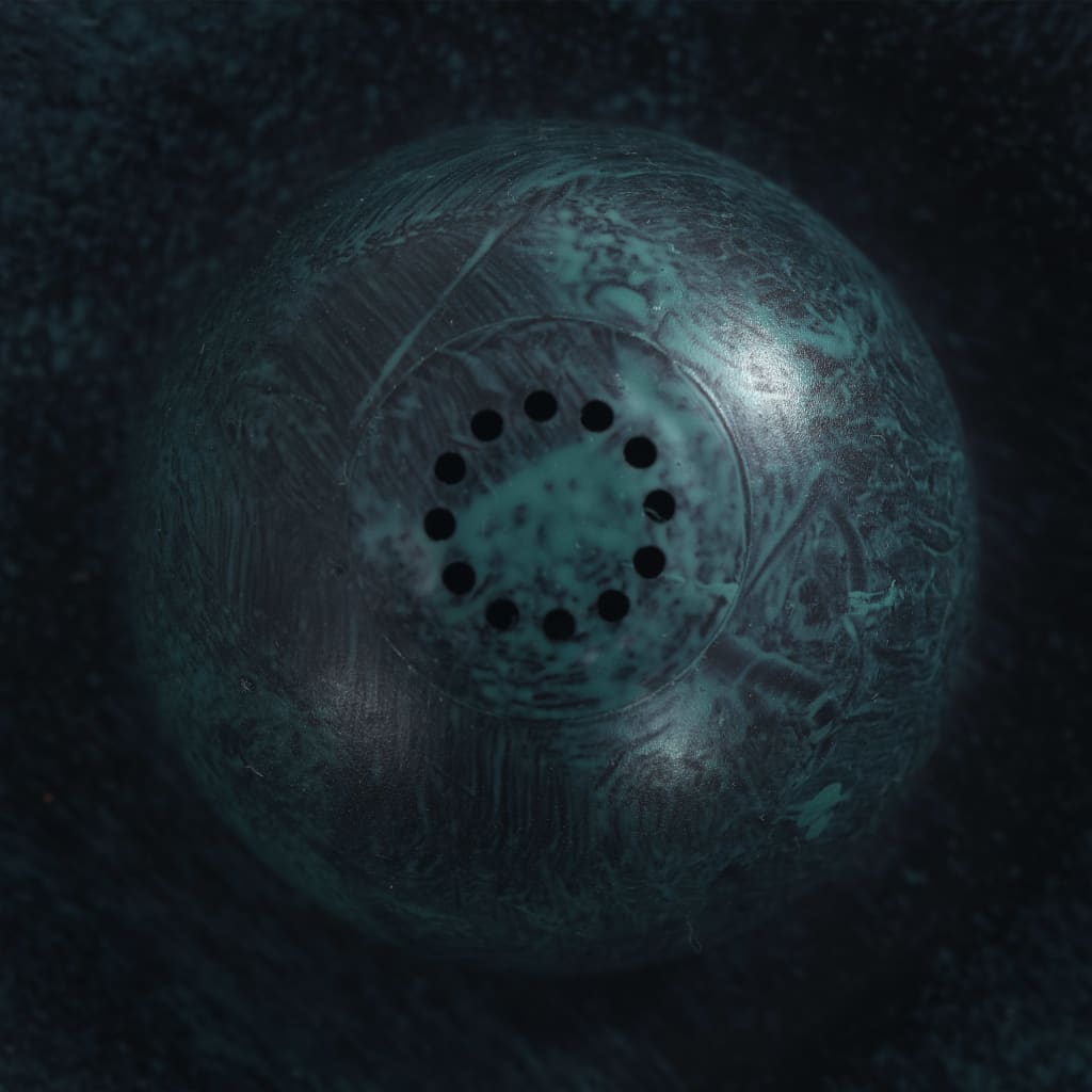 Fuglebad med springvand 50x91 cm plastik grøn - number 5.