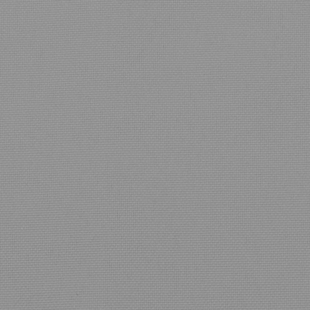 Stolehynde m. lav ryg stk. oxfordstof - grå, 100 x 50 x 3 cm, 4 - number 9.