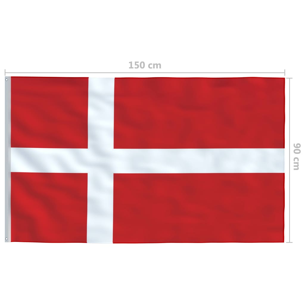 Det danske flag 90x150 cm - number 5.