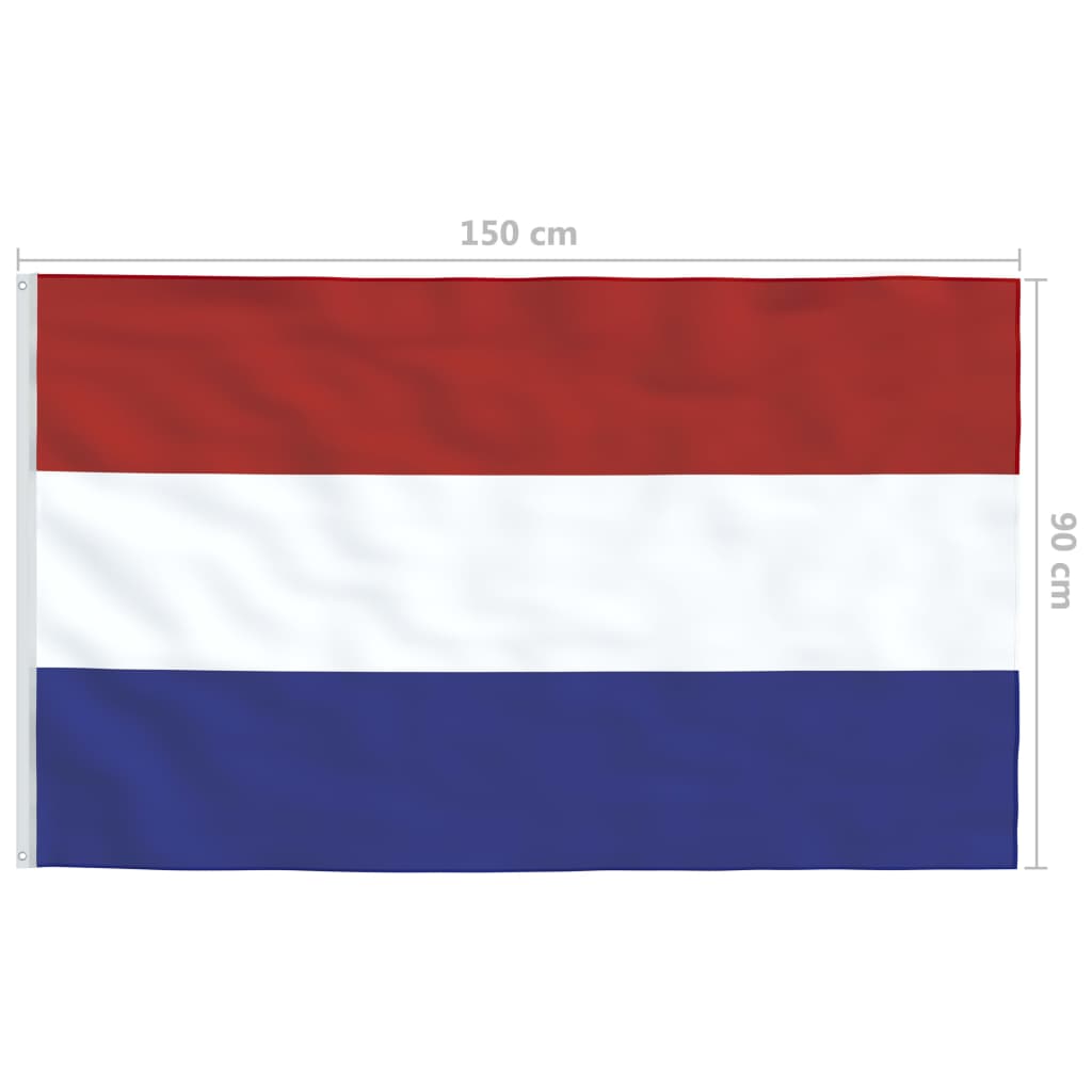 Det hollandske flag 90x150 cm - number 5.