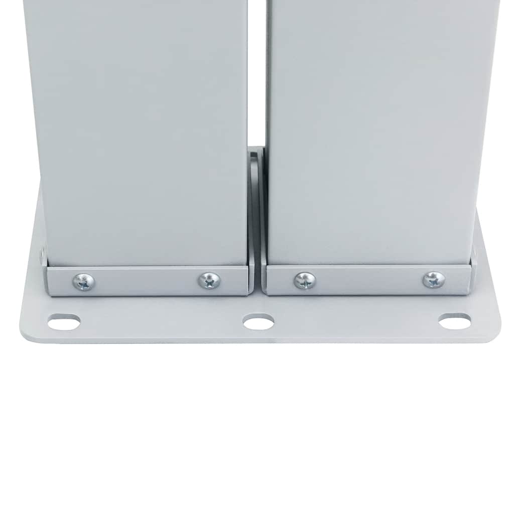 Dvostruka bočna tenda za terasu 170 x 600 cm crna - number 9.