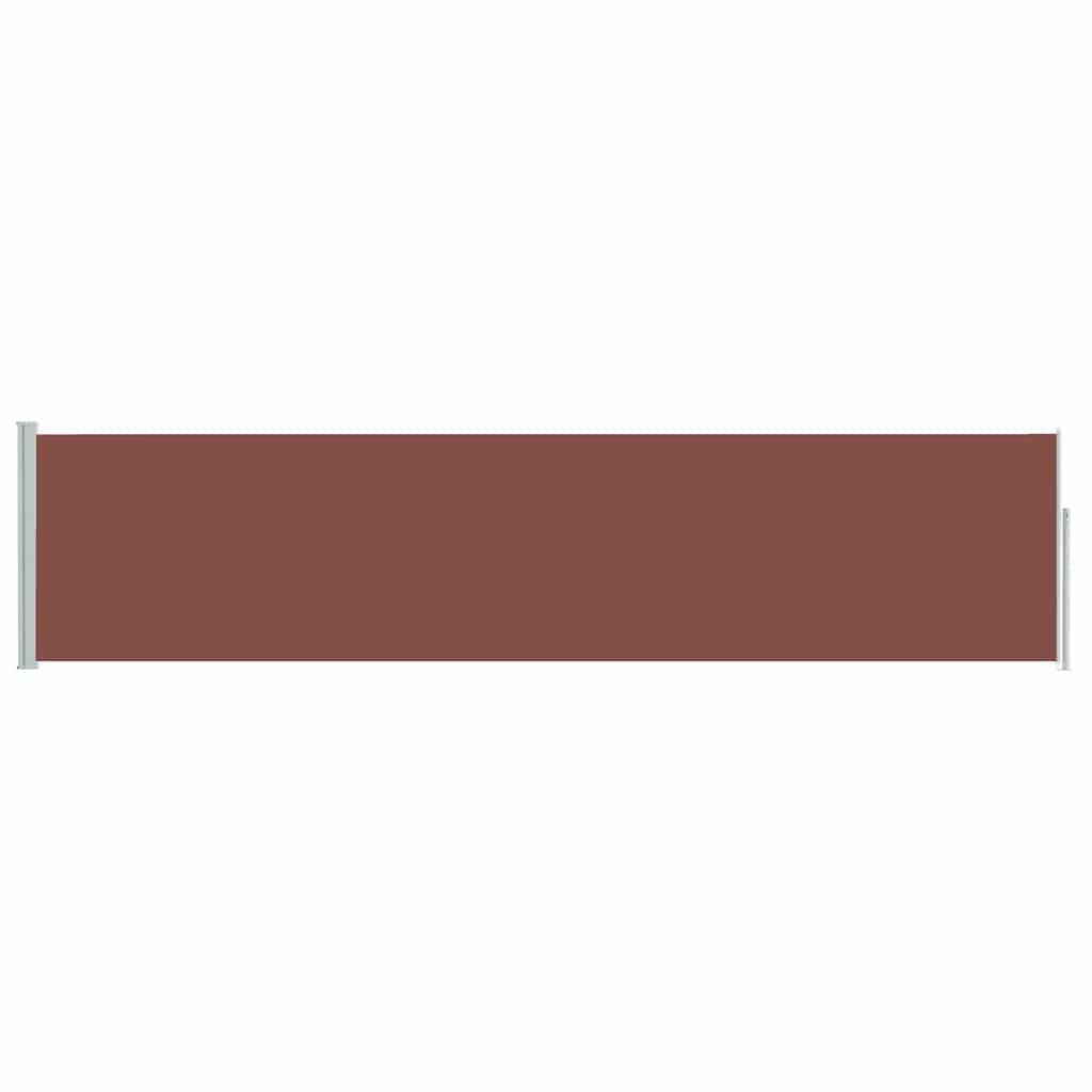 Kolanička bočna tenda na terasu - smeđa, 120 x 500 cm, 1 - number 4.