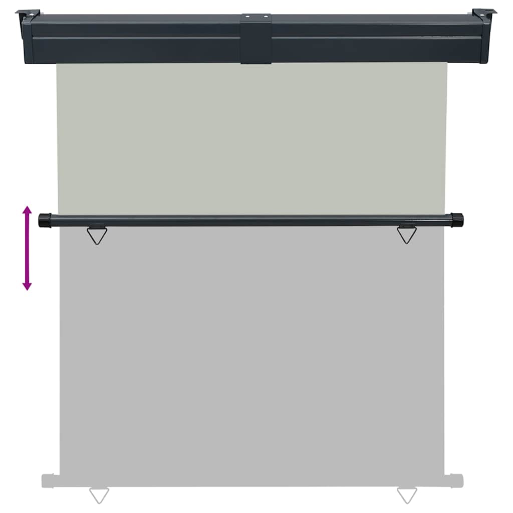 Bočna svijest za balkon - siva, 165 x 250 cm, 1 - number 5.