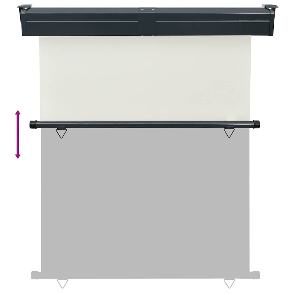 Bočne tende za balkon 145x250 cm krem ​​u boji - number 5.