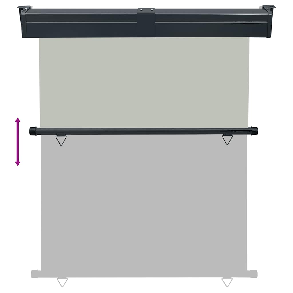 Bočna svijest za balkon - siva, 145 x 250 cm, 1 - number 5.