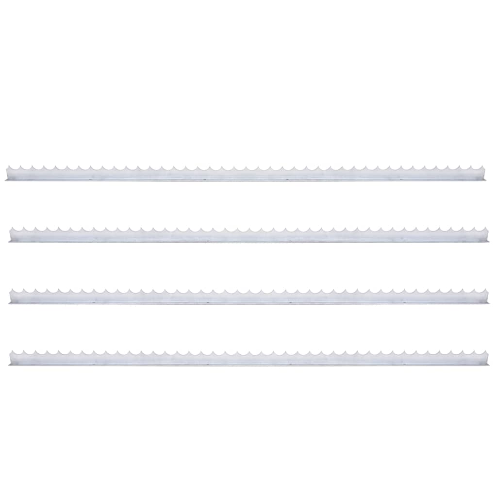 Murpigge 4 stk. 1 m galvaniseret stål - number 1.