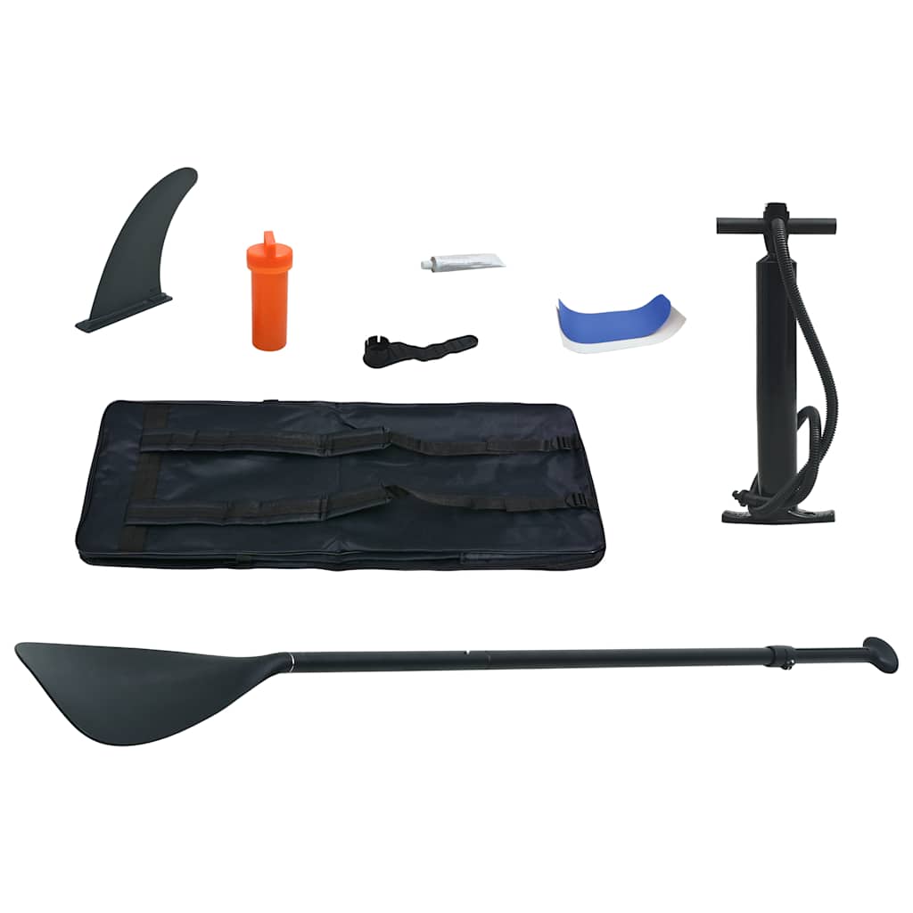 Oppusteligt paddleboard med sejl og hvid - blå, 330 x 72 x 10 cm - number 11.