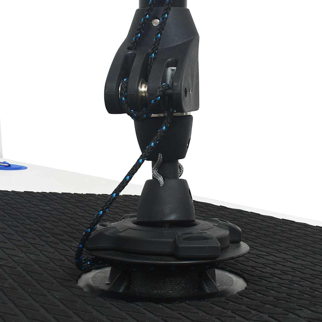 Oppusteligt paddleboard med sejl og hvid - blå, 330 x 72 x 10 cm - number 10.