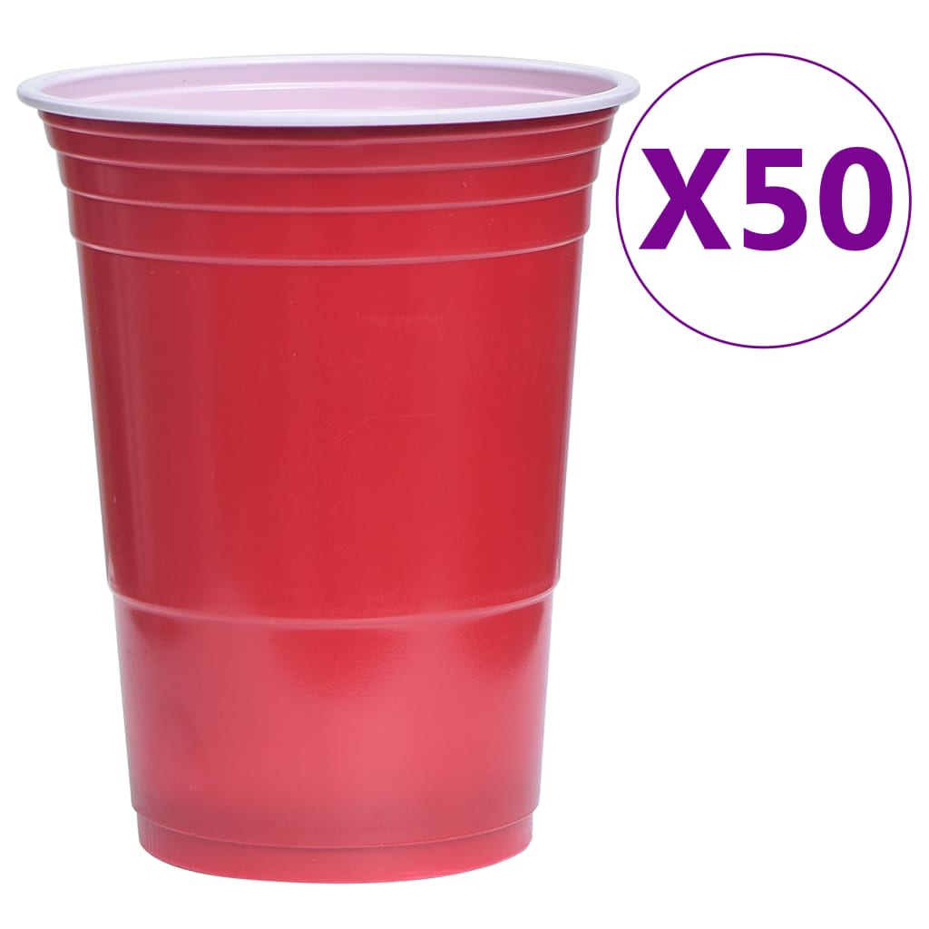 Beer pong set 0,5 l plastic - number 4.