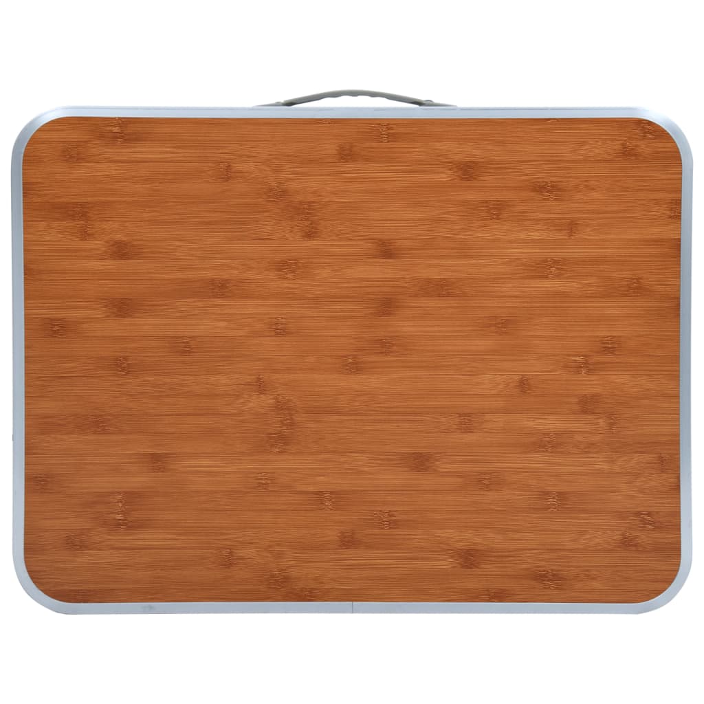 Sklopivi stol za kampiranje 60x45 cm aluminij - smeđi, ooo 1 - number 4.